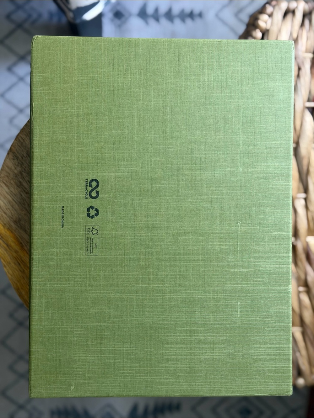 Authentic LilySilk Sage Green Gift Box with Ribbon - Empty - Picture 6 of 6